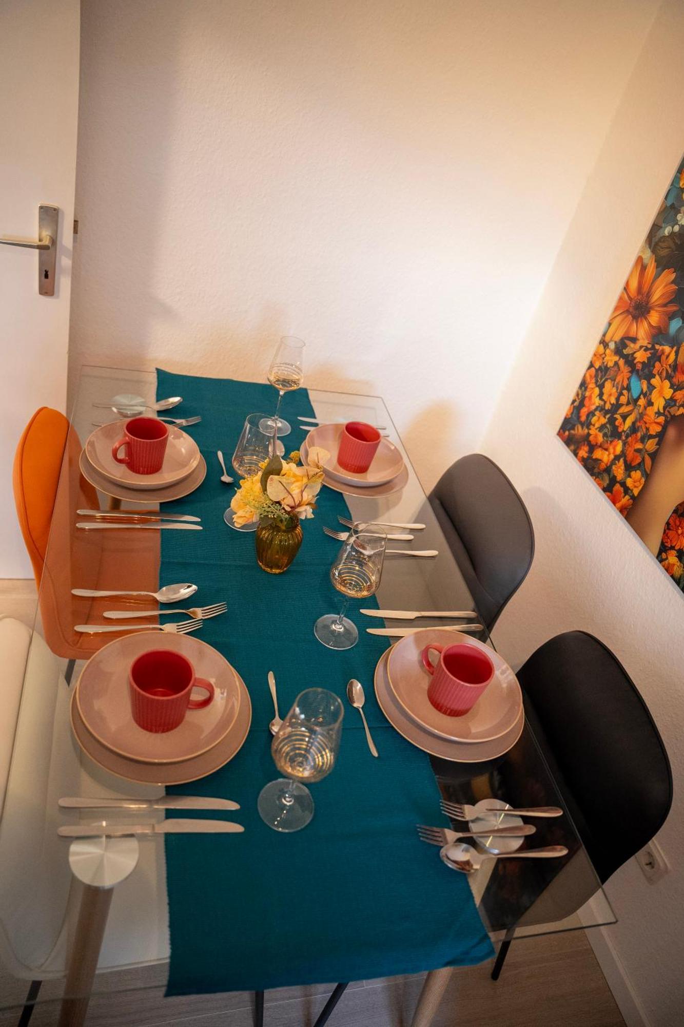 Apartment Stilvoll - Balkon - Netflix Saarbrücken